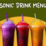 Sonic Drink Menu 2023