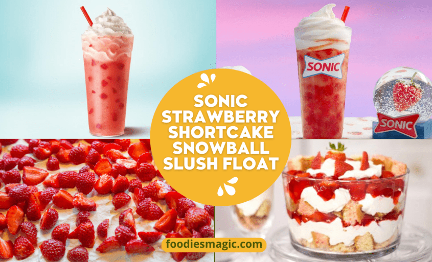 Sonic Strawberry Shortcake Slush