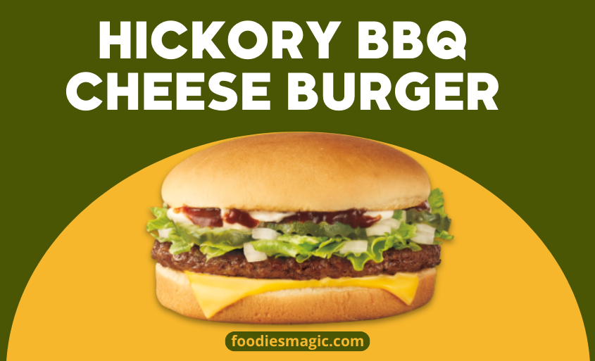 Sonic Hickory BBQ Cheese Burger