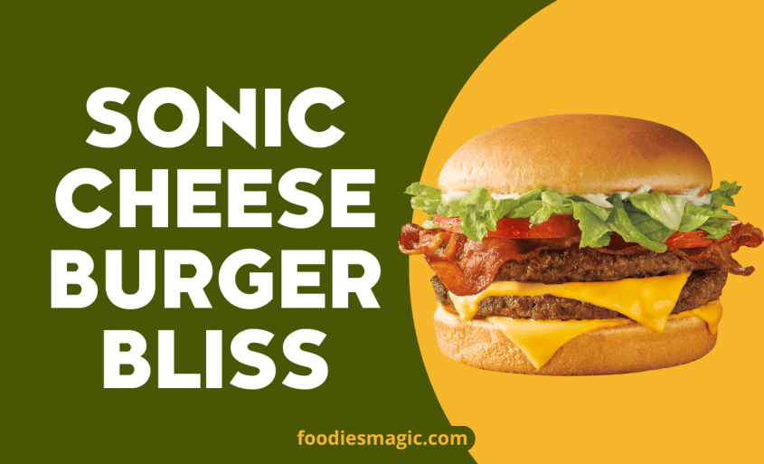 Welcome to Sonic Cheese Burger Bliss!