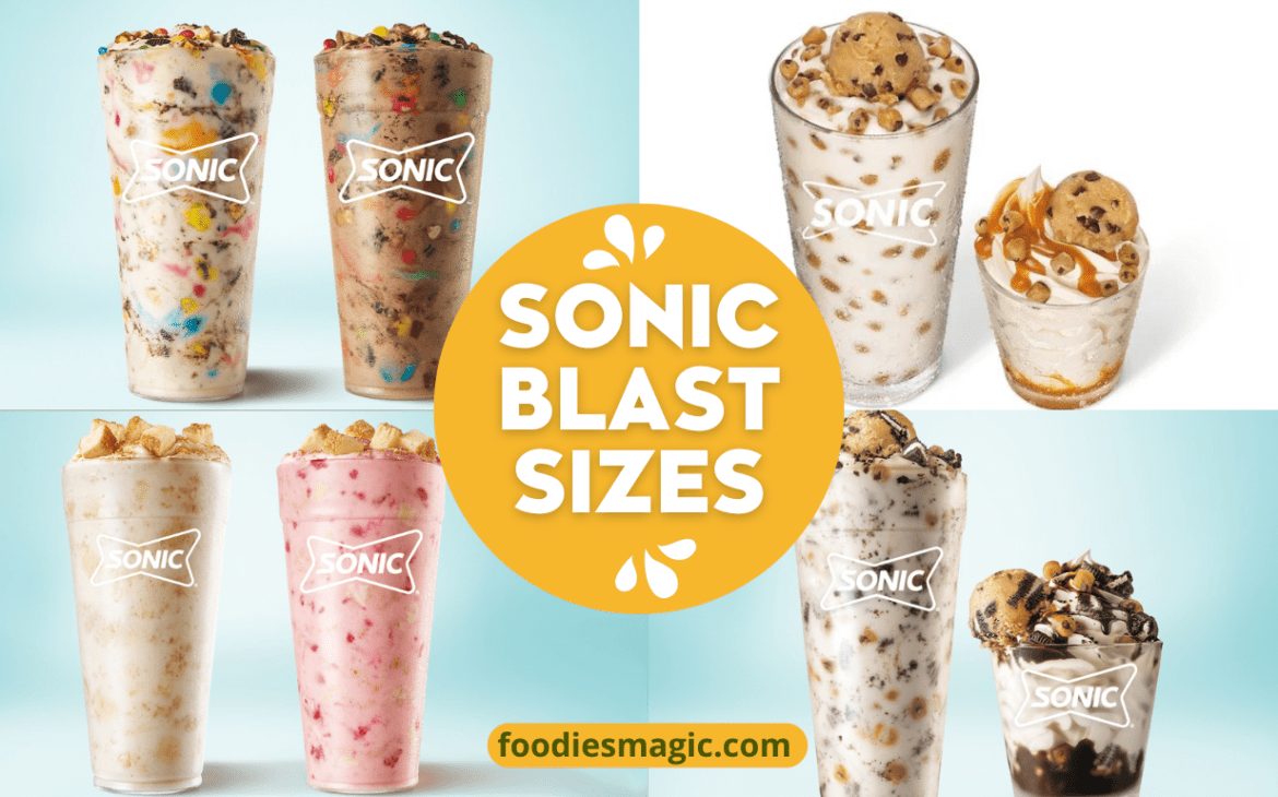 Sonic Blasts Sizes