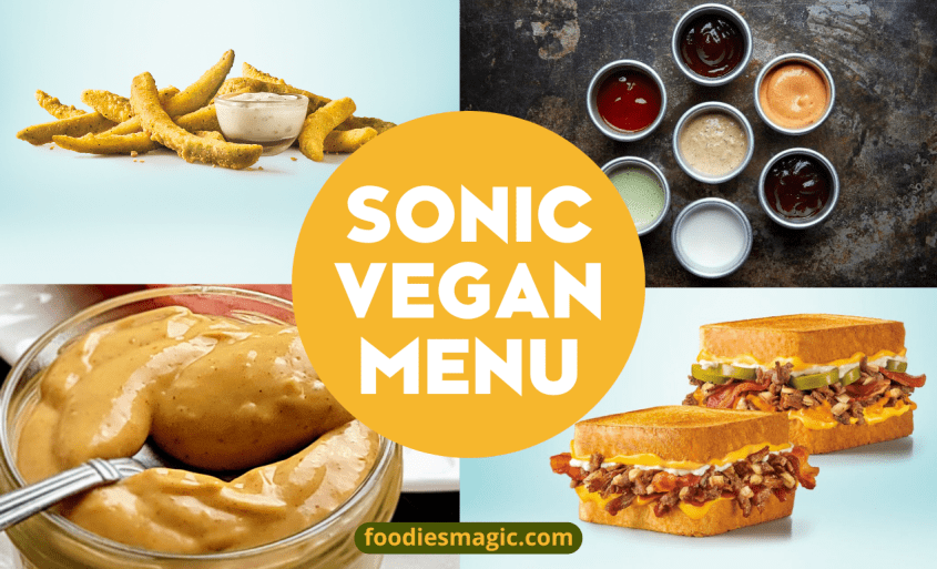 7  Sonic Vegan Menu options From Sonic-Menu
