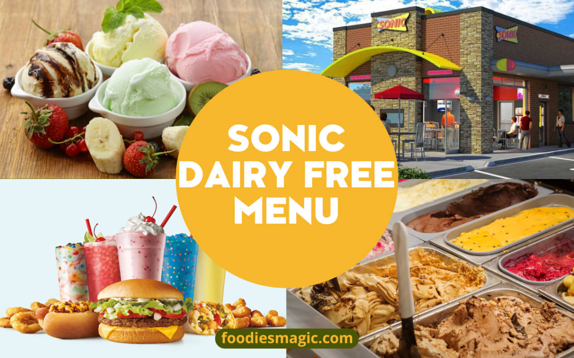 Sonic dairy free menu