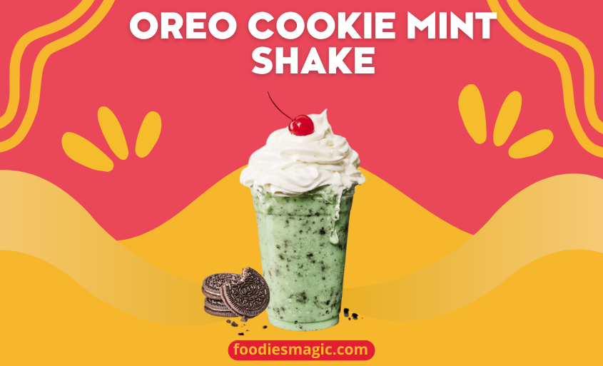 Oreo Cookie Mint Shake