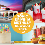 Sonic Drive In Birthday Reward 2024