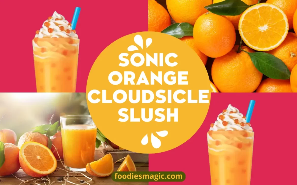 Sonic Orange Cloudsicle Slush