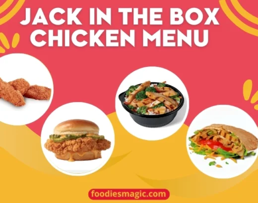 Jack In the box chicken menu